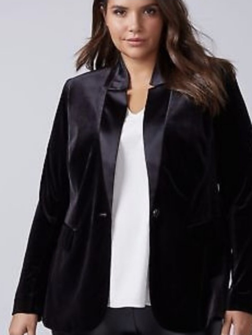 Lane Bryant Velvet Blazer Size 22